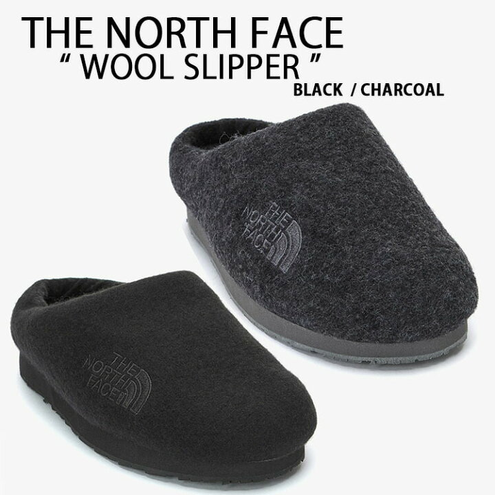 楽天市場】THE NORTH FACE ノースフェイス スリッパ WOOL SLIPPER 
