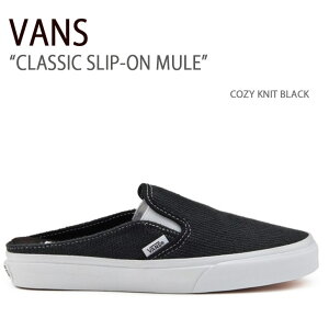 VANS oY Xj[J[ CLASSIC SLIP-ON MULE COZY KNIT BLACK VN0005U6BLK NVbNXb|~[ Y fB[X jp p jp
