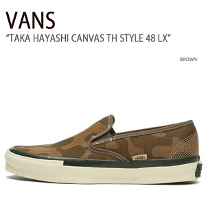 VANS oY Xj[J[ TAKA HAYASHI CANVAS TH STYLE 48 LX BROWN VN0A5FC5BRO X^C48 uE Y jp