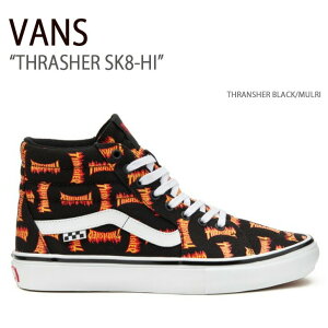 VANS oY Xj[J[ THRASHER SK8-HI THRANSHER BLACK MULTI VN0005W0BML XbV[ XP[gnC ubN Y fB[X jp p jp
