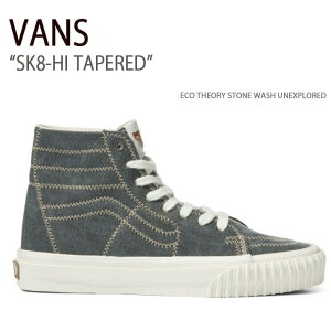 VANS oY Xj[J[ SK8-HI TAPERED ECO THEORY STONE WASH UNEXPLORED VN0A7Q62BKP XP[gnCe[p[h Y fB[X jp p jp