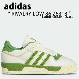 adidas Originals アディダス オリジナルス スニーカー RIVALRY LOW 86 Z6318 ライバルリー ロー86 CWHITE CREGRN HAZYEL ホワイト グリーン イエロー メンズ レディース 男性用 女性用 男女兼用【中古】未使用品