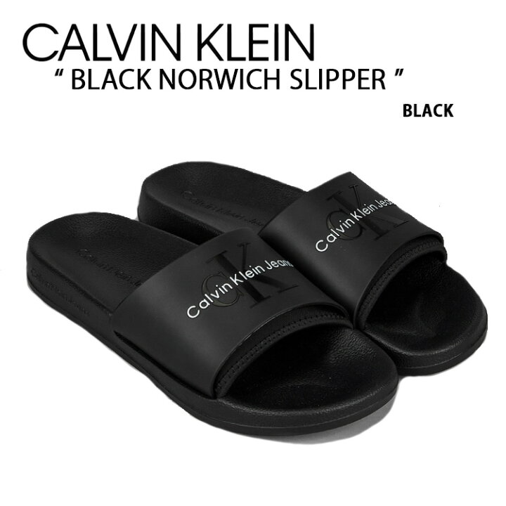 楽天市場】Calvin Klein カルバンクライン サンダル BLACK NORWICH 