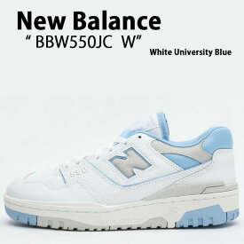 New Balance ニューバランス スニーカー W BBW550JC NEWBALANCE White University Blue ホワイト ブルー シューズ レディース 女性用【中古】未使用品