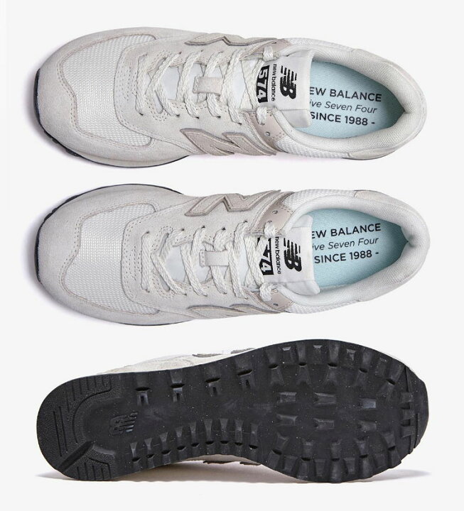 楽天市場】New Balance ニューバランス スニーカー 574 U574OF2 WHITE 