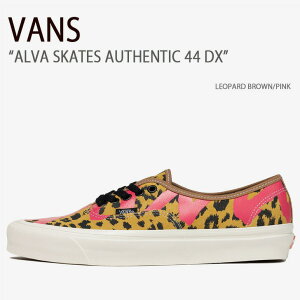 VANS oY Xj[J[ ALVA SKATES AUTHENTIC 44 DX LEOPARD BROWN PINK VN0005U8RPK I[ZeBbN Ip[huE sN Y jp