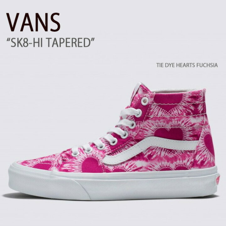 楽天市場】VANS バンズ スニーカー SK8-HI TAPERED TIE DYE HEARTS 