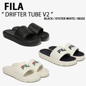 FILA フィラ サンダル DRIFTER TUBE V2 1SM01972F BLACK WHITE BEIGE ドリフター チューブ メンズ レディース 男性用 女性用 【中古】未使用品