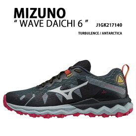 Mizuno ミズノ レディース スニーカー WAVE DAICHI 6 J1GK217140 ウェーブダイチ6 TURBULENCE ANTTARCTICA シューズ タービュランス アンタークティカ レトロデザイン ランニングシューズ【中古】未使用品