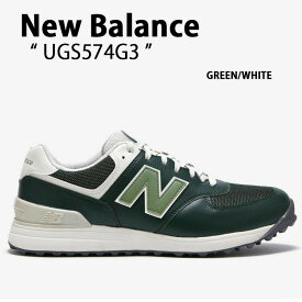 New Balance ニューバランス スニーカー UGS574 UGS574G3 ゴルフシューズ GREEN WHITE シューズ グリーン ホワイト スパイクレス メンズ【中古】未使用品