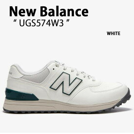 New Balance ニューバランス スニーカー UGS574 UGS574W3 ゴルフシューズ WHITE シューズ ホワイト スパイクレス メンズ レディース【中古】未使用品