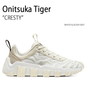 Onitsuka Tiger IjcJ^CK[ Xj[J[ CRESTY WHITE GLACIER GREY NXeB zCg OCVAO[ Y fB[X jp p jp 1183B750.100