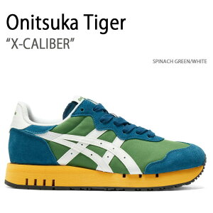 Onitsuka Tiger IjcJ^CK[ Xj[J[ X-CALIBER SPINACH GREEN WHITE Xsjb`O[ zCg Y fB[X jp p jp 1183C044.300