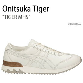 Onitsuka Tiger オニツカタイガー スニーカー TIGER MHS CREAM CREAM タイガーMHS クリーム メンズ レディース 男性用 女性用 男女兼用 D801L.0000【中古】未使用品