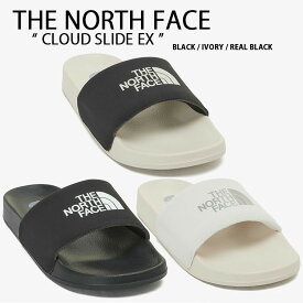 THE NORTH FACE ノースフェイス サンダル CLOUD SLIDE EX スリッパ シャワーサンダル スライドサンダル BLACK IVORY オフィススリッパ ロゴ ブラック アイボリー メンズ レディース NS98P21S/T/U NS98P20T/S【中古】未使用品