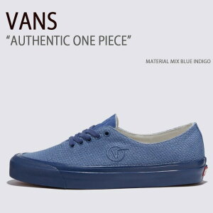 VANS oY Xj[J[ AUTHENTIC ONE PIECE MATERIAL MIX BLUE INDIGO VN0005UCC96 I[ZeBbNs[X Y fB[X jp p