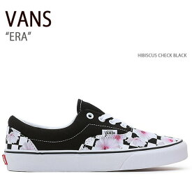 VANS バンズ スニーカー ERA HIBISCUS CHECK BLACK VN0005UEBMA エラ メンズ レディース 男性用 女性用