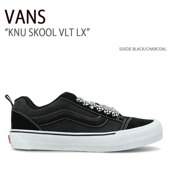 楽天市場】VANS バンズ スニーカー KNU SKOOL VLT LX SUEDE BLACK 