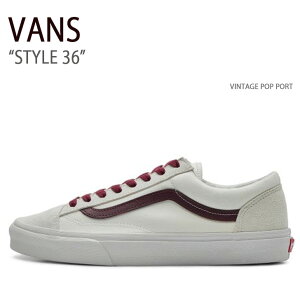 VANS oY Xj[J[ STYLE 36 VINTAGE POP PORT VN0A54F6PRT X^C36 re[W|bv|[g Y fB[X jp p