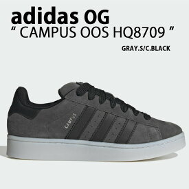 adidas originals アディダス スニーカー CAMPUS 00S HQ8709 キャンパス GRAY BLACK シューズ スウェード レザー グレー ブラック モダン クラシック メンズ レディース【中古】未使用品