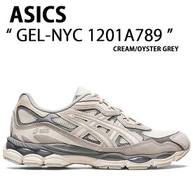 asics アシックス スニーカー シューズ GEL-NYC CREAM OYSTER GREY 1201A789-103 クリーム オイスターグレー ランニングシューズ モダンスタイル メンズ レディース 男性用 女性用【中古】未使用品