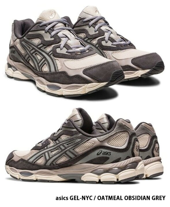 楽天市場】asics アシックス スニーカー GEL-NYC OATMEAL OBSIDIAN 