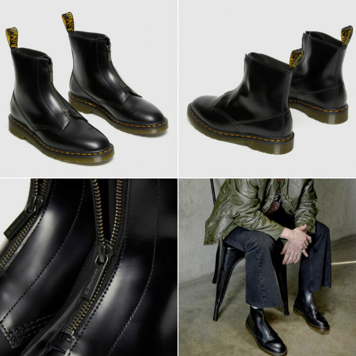 楽天市場】Dr.Martens ドクターマーチン レザーシューズ Cabbott Black 