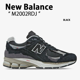 New Balance ニューバランス スニーカー M2002RDJ BLACK ブラック シューズ レザー 本革 メンズ 男性用【中古】未使用品