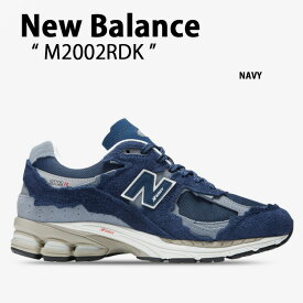 New Balance ニューバランス スニーカー M2002RDK NAVY ネイビー シューズ レザー 本革 メンズ 男性用【中古】未使用品