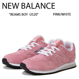 New Balance ニューバランス スニーカー NewBalance 520 U520SBO BEAMS BOY PINK ビームス ピンク レディース 女性用【中古】未使用品