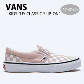 VANS バンズ スニーカー UY CLASSIC SLIP-ON PINK VN0005WWBQL オールドスクール ピンク KIDS キッズ 子ども用【中古】未使用品