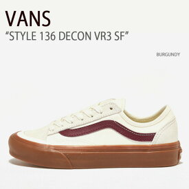 VANS バンズ スニーカー STYLE 136 DECON VR3 SF BURGUNDY VN0A4BX9QJK スタイル136デコンVR3 SF バーガンディー メンズ レディース 男性用 女性用【中古】未使用品