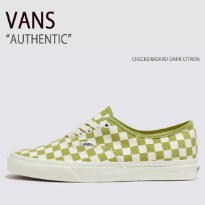 VANS oY Xj[J[ AUTHENTIC 44 DX CHECKERBOARD DARK CITRON VN0A5KS9986 I[ZeBbN44DX Y fB[X jp p