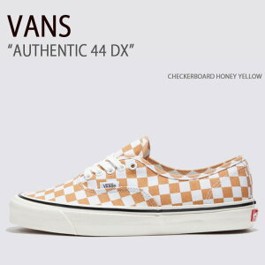 VANS oY Xj[J[ AUTHENTIC 44 DX CHECKERBOARD HONEY YELLOW VN0A7Q5CBLS I[ZeBbN44DX Y fB[X jp p