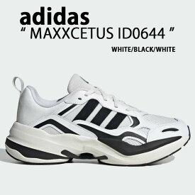 adidas アディダス スニーカー MAXXCETUS WHITE BLACK ID0644 マックスキャターズ ダッドシューズ デイリーシューズ ホワイト ブラック メンズ レディース【中古】未使用品