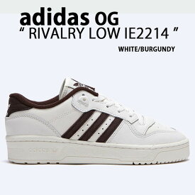 adidas originals アディダス スニーカー RIVALRY LOW WHITE BURGUNDY IE2214 シューズ ライバリー ロー クラシック ホワイト バーガンディ バスケットボールシューズ メンズ レディース【中古】未使用品