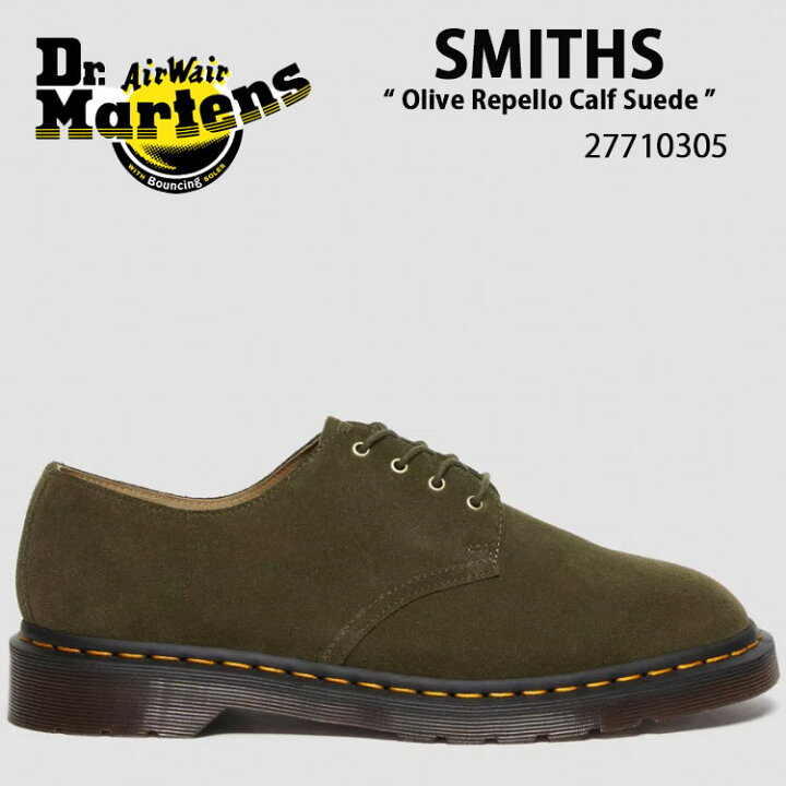 楽天市場】Dr.Martens ドクターマーチン レザーシューズ SMITHS Olive 