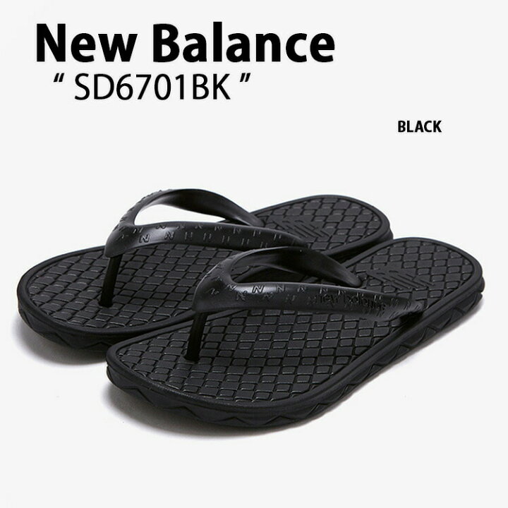 楽天市場】New Balance ニューバランス サンダル NB SD6701BK BLACK 