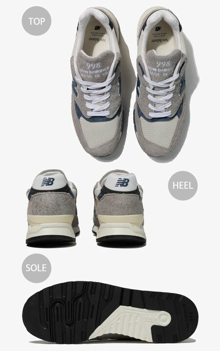 楽天市場】New Balance ニューバランス スニーカー U998TA GRAY NAVY 