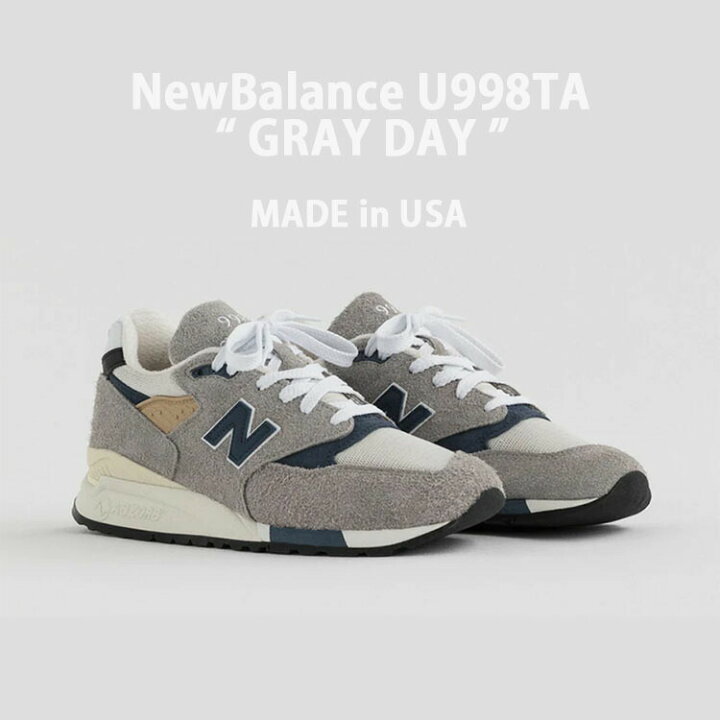 楽天市場】New Balance ニューバランス スニーカー U998TA GRAY NAVY  
