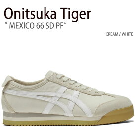 Onitsuka Tiger オニツカタイガー スニーカー MEXICO 66 SD PF CREAM WHITE 1183C156.100 メキシコ 66 クリーム ホワイト シューズ メンズ レディース 男性用 女性用【中古】未使用品