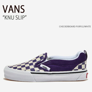 VANS oY Xj[J[ KNU SLIP CHECKERBOARD PURPLE WHITE VN0009QDZ1N j[Xbv `FbJ[{[hp[v zCg Y fB[X jp p