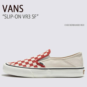 VANS oY Xj[J[ SLIP-ON VR3 SF CHECKERBOARD RED VN0A4BX8RED Xb|VR3 SF `FbJ[{[hbh Y fB[X jp p