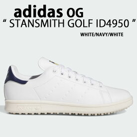 adidas Originals アディダス スニーカー STANSMITH GOLF ID4950 WHITE NAVY スタンスミス ゴルフ ゴルフシューズ スパイクレス ホワイト ネイビー アディダスゴルフシューズ adidas OG メンズ レディース【中古】未使用品