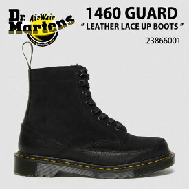 Dr.Martens ドクターマーチン 8ホール ブーツ 1460 GUARD LEATHER LACE UP BOOTS 26863001 BLACK DURANGO+SPLIT SUEDE スウェード スエード ブラック メンズ 男性用【中古】未使用品