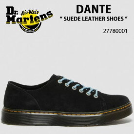 Dr.Martens ドクターマーチン スニーカー シューズ DANTE 6ホール SUEDE LEATHER SHOES BLACK E.H.SUEDE 27780001 ダンテ スウェード スエード レザー ブラック メンズ レディース 男性用 女性用 男女兼用【中古】未使用品