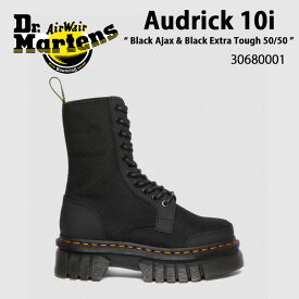 Dr.Martens ドクターマーチン ブーツ 10H ブーツ Audrick 10i Boot Black Ajax & Black Extra Tough 50/50 30680001 ブラック 厚底 レディース 女性用【中古】未使用品