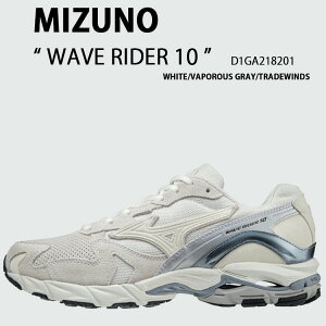 Mizuno ~Ym Xj[J[ WAVE RIDER 10 D1GA218201 EF[uC_[ 10 2E(EE) WHITE/VAPOROUS GRAY zCg xC|X O[ V[Y jOV[Y WMOXj[J[ Y jp
