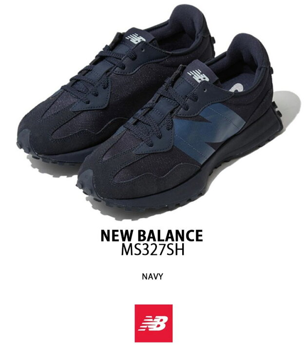 楽天市場】New Balance ニューバランス スニーカー MS327SH NAVY BLUE 