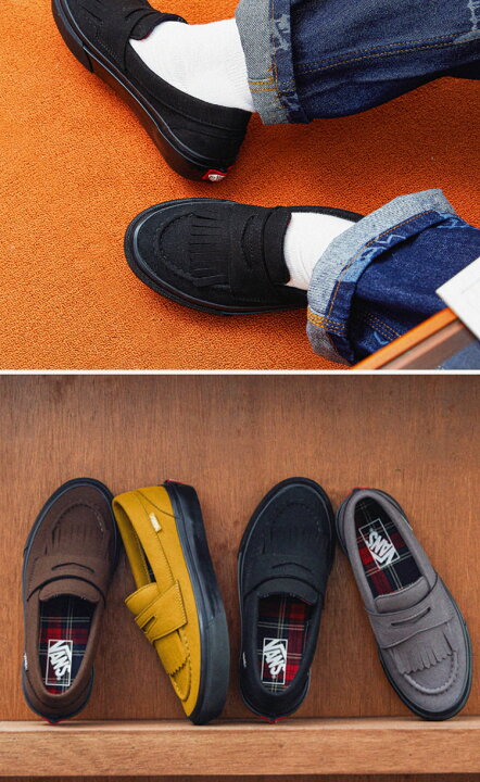 楽天市場】VANS バンズ スニーカー FUDGE LOAFER BLACK V196CF FDG 